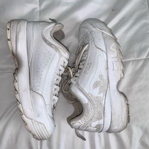 Embroidered Fila sneakers